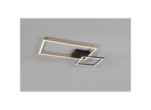 8055303888871 - Iperbriko - Verstellbare rechteckige Messing-Deckenleuchte mit LED-Dimmer Padella Trio Lighting