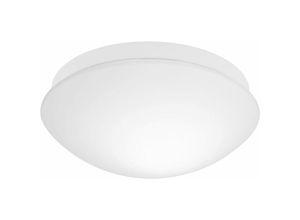 9002759975319 - 97531 led Deckenleuchte bari-m weiß IP44 E27 1X20W Kunststoff Glas weiß Ø275cm H11cm mit Sensor - Eglo