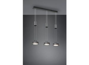 8055303911791 - Iperbriko - Aufhängung Kitchen Island 3 Led Discs Franklin Anthrazit Moderne Trio-Beleuchtung