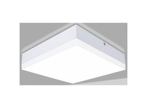 4048194073734 - LED Kellerleuchte quadratisch Garagenleuchte IP 44 Leuchtmittel