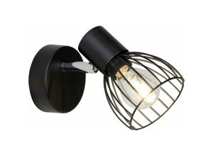 4004353286469 - Lampe Blacky Wandspot schwarz 1x D45 E14 40W geeignet für Tropfenlampen (nicht enthalten) Für LED-Leuchtmittel geeignet - schwarz - Brilliant