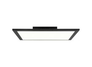 4004353388613 - Lampe Abie led Deckenaufbau-Paneel 40x40cm rgb sand schwarz Metall Kunststoff 1x 24W led integriert (2400lm 2700-6200K) a+ - schwarz - Brilliant