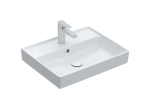 4051202918392 - Collaro Waschbecken 600 x 465 mm  mit Überlauf ungeschliffen 4A3360 Farbe Weiß Ceramicplus - 4A3360R1 - Villeroy&boch