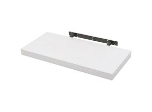 4063425062448 - Woltu - Wandboard Wandregal cd dvd Regal Bücherregal Holz Board weiß 100x229x38cm - weiß