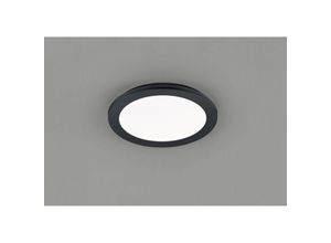 8055303889489 - Iperbriko - Camillus Runde Deckenleuchte Led Dimmbar Schwarz IP44 Ø26 cm Trio Lighting