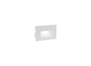 8055303859277 - Iperbriko - Einbau glatt 3W Led 3000K weiße Steckerleitung