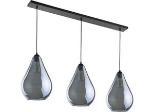 4065849999805 - Pendelleuchte Pius in Graphit E27 3-flammig - grey - Famlights