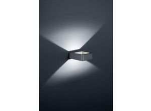 8055303834274 - Iperbriko - Außenwandleuchte Reno Double Led Light IP54 Anthrazit Trio Beleuchtung