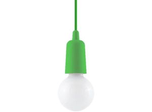 4066989029247 - Pendelleuchte Dani in Grün E27 1-flammig - green - Famlights