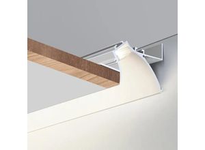 3701634101985 - Silumen - 2 m weißes Aluminiumprofil für ein Doppelstale-LED-Band - Blanc Blanc 3701634101985 - Silumen - 2 m weißes Aluminiumprofil für ein Doppelstale-LED-Band - Blanc Blanc