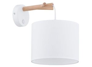 4066989002066 - Famlights - Wandleuchte Elise in Weiß und Braun E27 - white