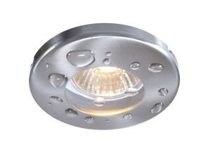 4042943114198 - Deckeneinbauring in Silber und Transparent IP44 - grey - Deko-light