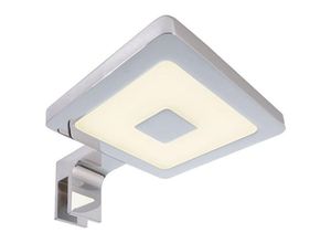 4042943142368 - Led Spiegelleuchte Eckig ii in Silber und Chrom 45W - grey - Deko-light