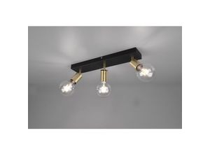 8055303855729 - Iperbriko - Strahler 3xE27 Vannes Schwarz-Messing L44 cm Trio Lighting 8055303855729 - Iperbriko - Strahler 3xE27 Vannes Schwarz-Messing L44 cm Trio Lighting