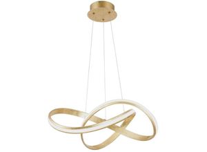 4012248327586 - Led Pendelleuchte Melinda in Gold geschwungen 600 - grey - Paul Neuhaus