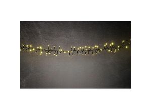 4333692374477 - TrendLine LED-Lichterkette Cluster Außen 45 m warmweiß-schwarz mit Timer Dimmer Lichterketten