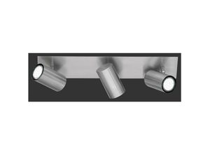 8055303615019 - Iperbriko - Deckenleuchte 3 verstellbare Strahler Marley Nickel Trio Lighting