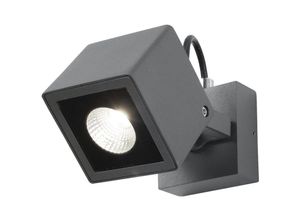 5212017409140 - Nova Luce - led Wandleuchte Focus in Dunkelgrau 6W 420lm IP54 - grey