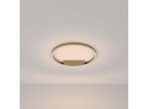 4262431052843 - - Deckenlampe Deckenleuchte Wohnzimmerlampe messing Ring Flurleuchte Alu d 60 cm