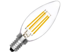 Image of LED-Lampe E14 Filament C35 Kerze 4W Warmweiß 2000K - 2500K