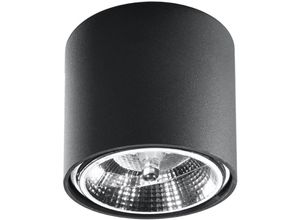 4066989026529 - Famlights - Deckenspot Thade in Schwarz GU10 - black