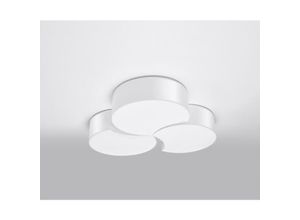 4066989024631 - Famlights - Deckenleuchte Cate in Weiß E27 6-flammig 645mm - white