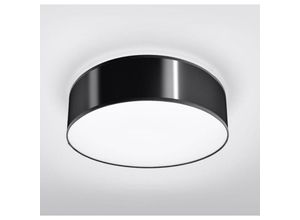 4260623711110 - Famlights - Deckenleuchte Annalena in Schwarz E27 max 2 x 60W 350 mm - black