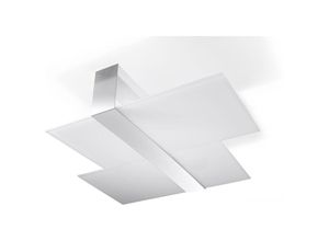 4260623711783 - Famlights - Deckenleuchte Anton aus Stahl in Weiß E27 max 2 x 60W - white