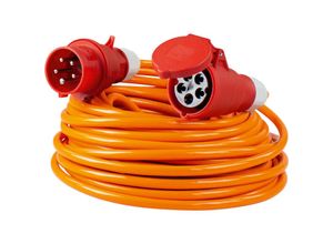 4011160605659 - 60565 Strom Verlängerungskabel 16 A Orange 1000 m H07BQ-F 5G 15 mm² mit Phasenwender