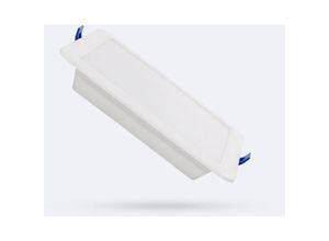 8445044145331 - Ledkia - LED-Deckeneinbauleuchte 9W Eckig SuperSlim Schnitt 135x135 mm Warmes Weiß 3000K 120º147 mm 8445044145331 - Ledkia - LED-Deckeneinbauleuchte 9W Eckig SuperSlim Schnitt 135x135 mm Warmes Weiß 3000K 120º147 mm