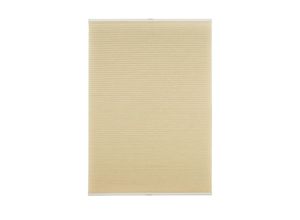 4040255301442 - Ondeco Wabenplissee verspannt Klemmträger ohne Bohren Klemmfix Blickdicht Sonnen-Schallschutz Farbe Cream Größe 80x210 cm