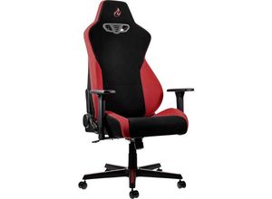 4251442501372 - S300 Gaming Chair - Inferno Red Gaming Stuhl - Schwarz   Rot - Stoff - Bis zu 135 kg