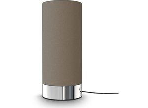 Image of Tischleuchte Stoff Touchlampe dimmbar Nachttisch Schreibtisch Wohnzimmer taupe - 40