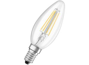 4058075330511 - Ledvance - osram LED-Lampen klassische Minikerzenform 40 Watts Ersatz E14 B-shape 2700 Kelvin Warm weiß Klares Glas 2-er Pack