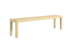 4255633558831 - Homcom - Sitzbank 3-Sitzer Holzbank Küchenbank im Landhaus-Stil Essbank für Wohnzimmer Küche Eingang Kiefernholz bis 330 kg belastbar 175 x 33