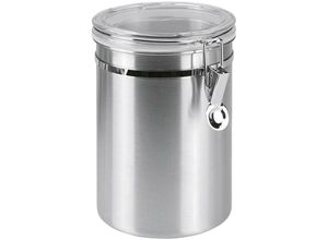 8002521853129 - Metaltex Vorratsdose Frischhaltebehälter Verschluss und Gehäuse aus Inox Deckel aus Acryl Füllmenge 20 Liter