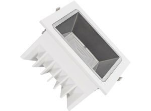 8445044153145 - LED-Downlight Strahler 20W Eckig (UGR15) LuxPremium CRI90 LIFUD Schnitt 125x125 mm Warmes Weiß 2700K 60º140 mm