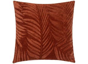 3560232698118 - Atmosphera - Kissen Zoa Flanell - terracotta-pink - 40x40 cm Terrakotta rosa