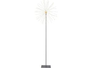 7391482045744 - 710-09-1 Weihnachtsdekoration feuerwerk firework led 200X006W Stahl silber H130cm Ø45cm - Star Trading