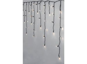 7391482046802 - Star Trading - led Eiszapfen-Lichterkette Crispy Ice White von xxl Eisregen Lichter-Kette schwarz für innen und außen 960 LEDs warmweiß Länge 24