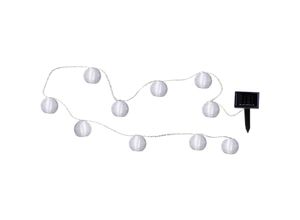 7391482477132 - Star Trading - LED-Solarlichterkette Ball White10teilig