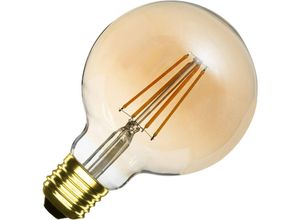 8445044144587 - Efectoled - LED-Glühbirne Filament E27 8W 750 lm G95 Gold 2200K Warmweiß No Flicker