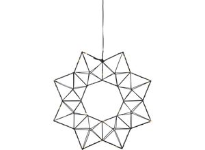 7391482037992 - STAR Trading LED-Dekohänger Edge in Schwarz - Ø 40 cm