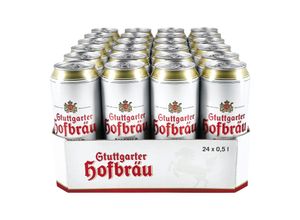 4331328282653 - Pilsner Stuttgarter Hofbräu 49 % vol 05 Liter Dose 24er Pack