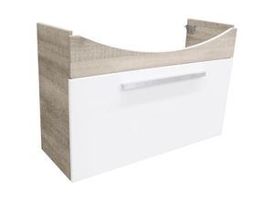 4008033825139 - FACKELMANN Waschtisch-Unterschrank A-VERO   Badschrank mit Soft-Close-System   Maße (B x H x T) ca 985 x 64 x 35 cm   hochwertiger Schrank fürs