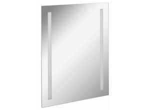 4008033845137 - FACKELMANN LED Spiegel linear MIRRORS   Wandspiegel mit LED-Beleuchtung und Ambientelicht   Maße (B x H x T) ca 60 x 75 x 2 cm   hochwertiger