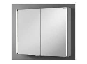 4008033829533 - Led Spiegelschrank   ideal zum verstauen von Badutensilien   Maße (b x h x t) ca 81 x 67 x 165 cm   Schrank mit Spiegel & LED-Beleuchtung fürs