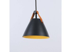 8435427131785 - Barcelona Led - Leder-Hängeleuchte Ellen Farbe Schwarz - Schwarz