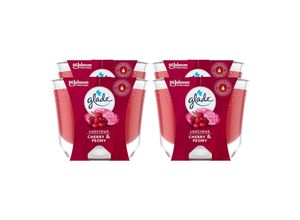 5000204105360 - Glade Duftkerze Cherry & Peony 224 g 4er Pack