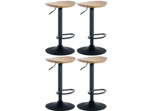 4255716328870 - 4er Set Barhocker Skelde - Höhenverstellbar Mit Fußstütze 360 Grad Drehbar - Robuster Tresenhocker Mit Holzsitz - Inklusive Bodenschoner 4255716328870 - 4er Set Barhocker Skelde - Höhenverstellbar Mit Fußstütze 360 Grad Drehbar - Robuster Tresenhocker Mit Holzsitz - Inklusive Bodenschoner